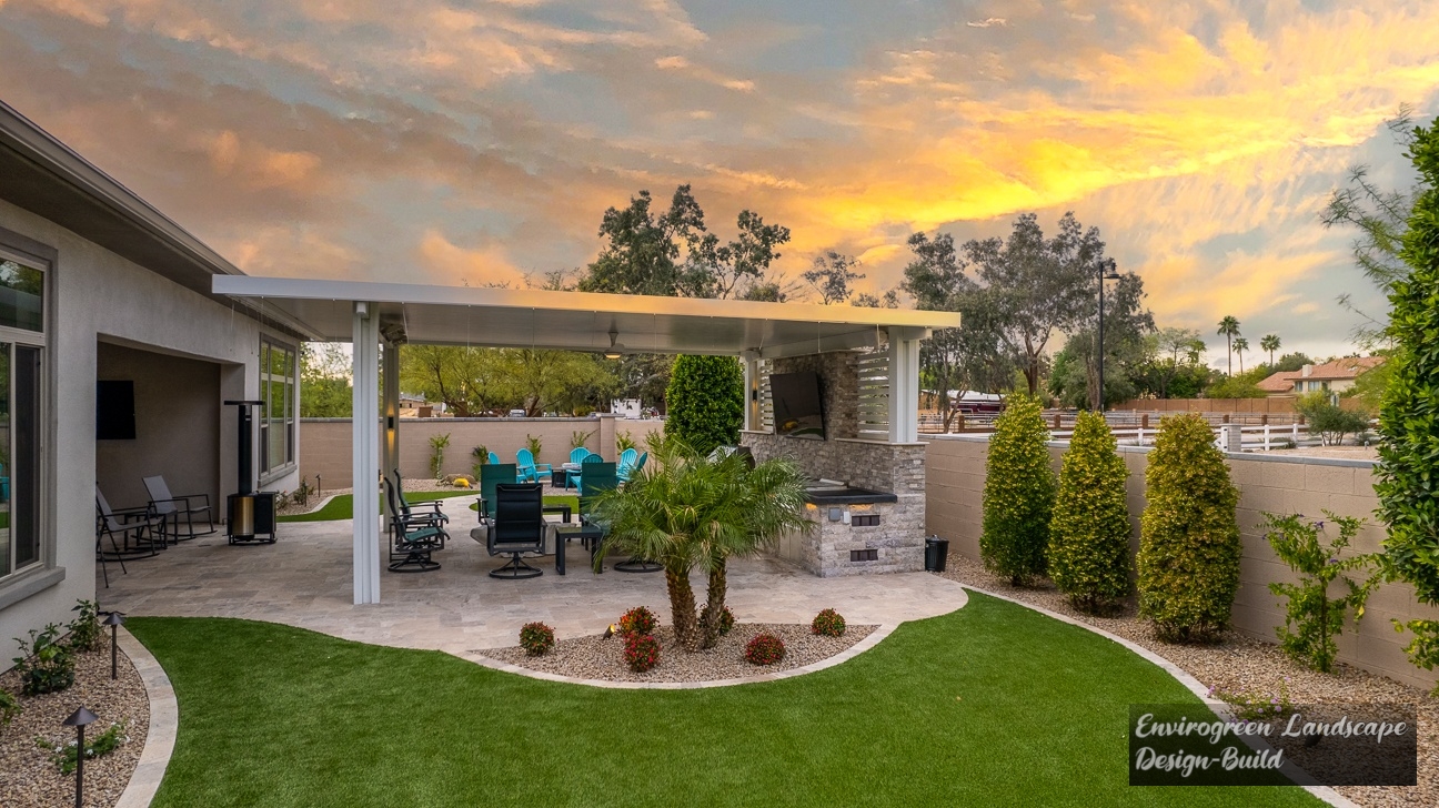 Scottsdale Backyard and Front Yard